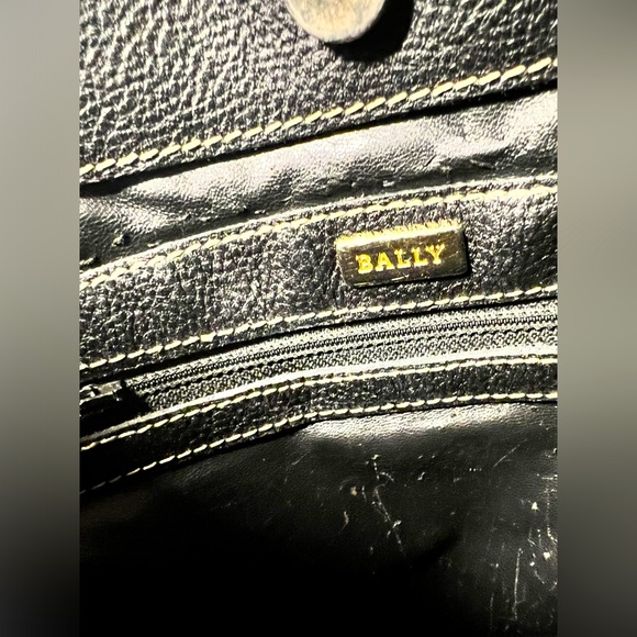 Bally Handbag in Black and Tan, EUC - Picture 11 of 14